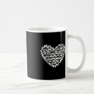 Kids Video-Game Controller Heart Valentines Day Co Coffee Mug
