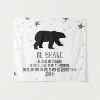 kids wall art, Be Brave, Boy Room