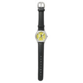 Kids watch with tennis design and custom name (Flat)