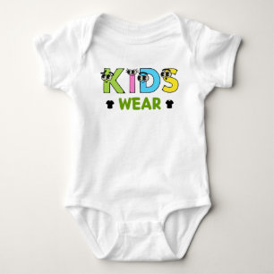Kids wear baby bodysuit