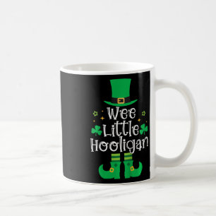 Kids Wee Little Hooligan Retro St Patricks Day Kid Coffee Mug