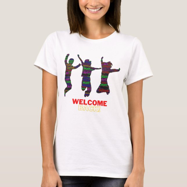 Kids Welcome Back To School T-Shirt (Front)