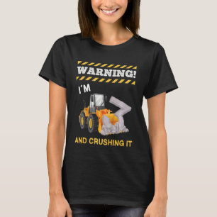 Kids Wheel Loader Children Birthday Child 3rd Birt T-Shirt