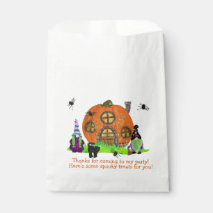 Kids Whimsical Gnomes Halloween  Favour Bag