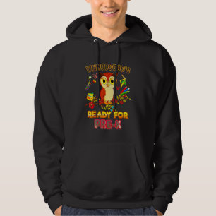 Kids Whooo's I'm Ready For Pre K Owl Kid Back To S Hoodie