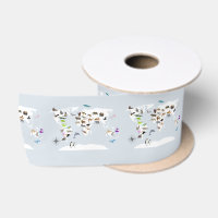 Kids World Map Animals