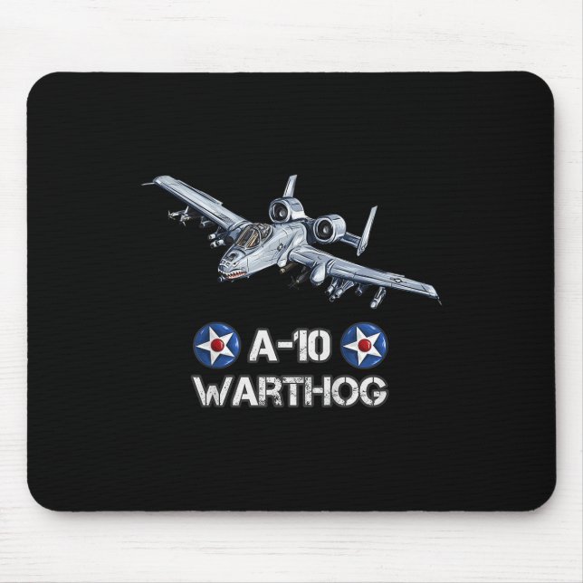 Kids World War 2 F6f Hellcat Fighter Aeroplane  Mouse Pad (Front)