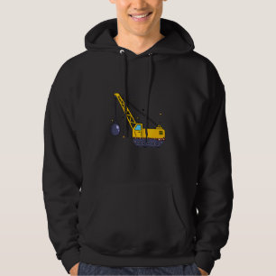 Kids Wrecking Ball Excavator For Construction Wor Hoodie