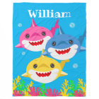 Kids Yellow Shark & Family Personalised 