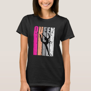 Kids Youth Rhythmic Gymnastics Queen Birthday Gymn T-Shirt