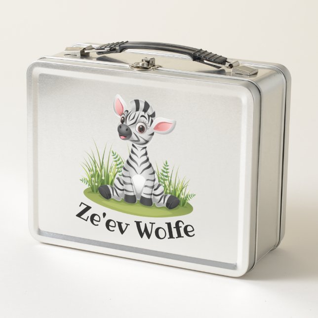 Kids Zebra Lunchbox (Front)