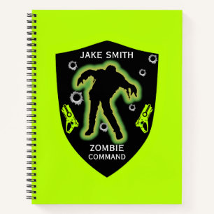 Kids Zombie Party Notebook