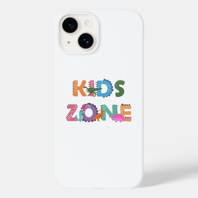 Kids Zone Dinosaurs Case-Mate iPhone Case (Back)