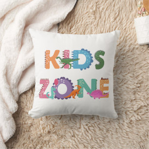 Kids Zone Dinosaurs Cushion