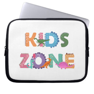 Kids Zone Dinosaurs Laptop Sleeve
