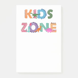 Kids Zone Dinosaurs Post-it Notes