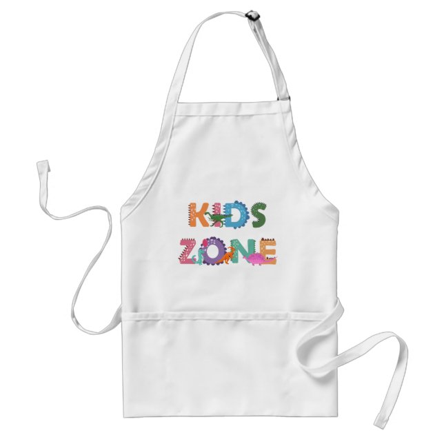 Kids Zone Dinosaurs Standard Apron (Front)