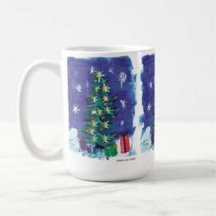 KidsArt for CHOC - Christmas Tree Card Coffee Mug