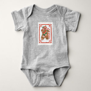KidsArt for CHOC - Gingerbread Love Baby Bodysuit