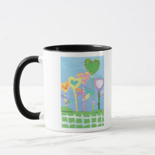 KidsArt for CHOC - Hearts with Picket Fence Mug