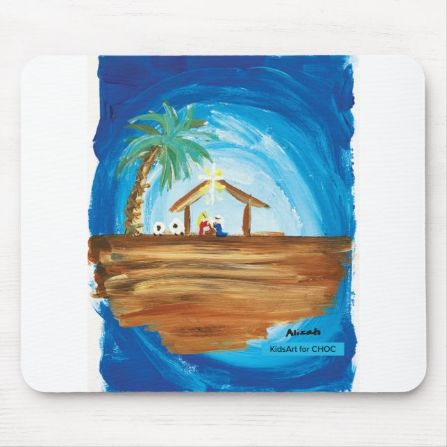 KidsArt for Choc - Peace on Earth Mouse Pad (Front)