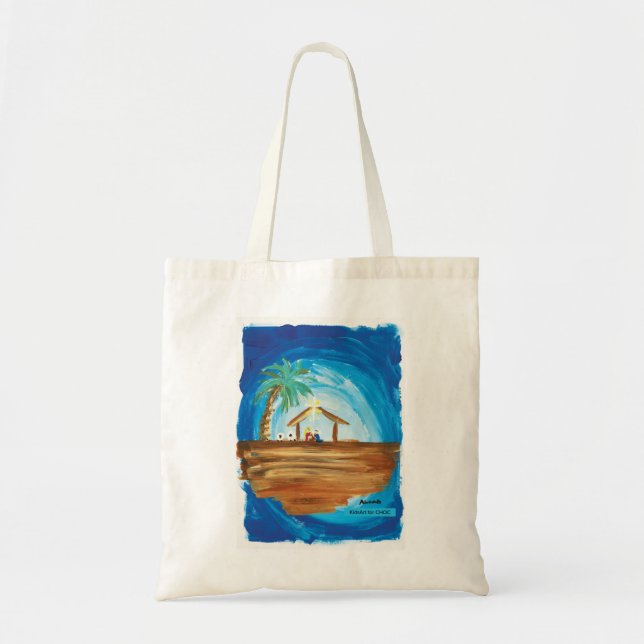 KidsArt for Choc - Peace on Earth Tote Bag (Front)