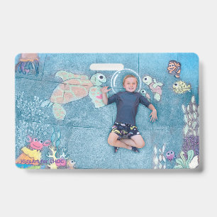 KidsArt for CHOC - Underwater Explorer ID Badge