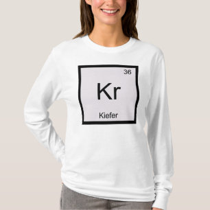 Kiefer Name Chemistry Element Periodic Table T-Shirt