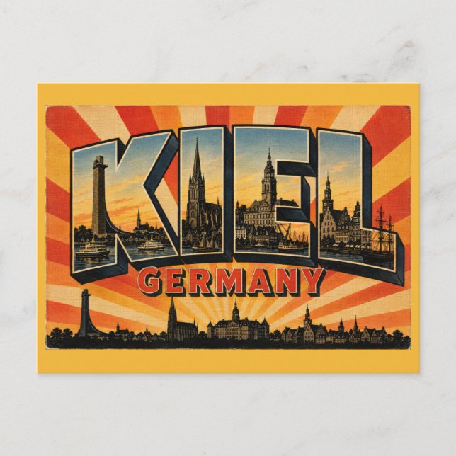 Kiel Germany Laboe Memorial Postcard (Front)
