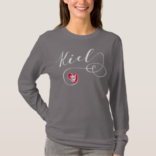 Kiel Heart, Germany, Schleswig-Holstein T-Shirt