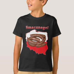 Kielbasa Smacznego Polish Map T-Shirt