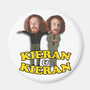 Kieran and Kieran Button Magnet