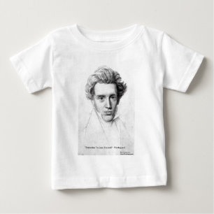 Kierkegaard "Love Yourself" Love Quote Gifts Etc Baby T-Shirt