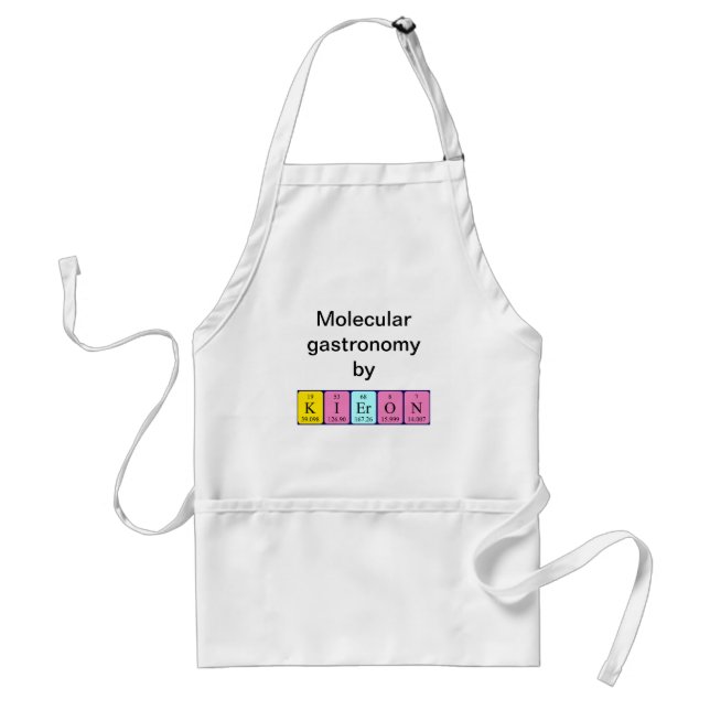 Kieron periodic table name apron (Front)