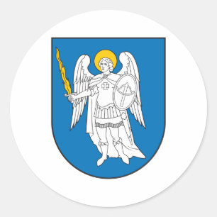 Kiev Coat Of Arms Classic Round Sticker