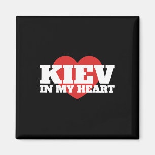 Kiev In My Heart - Traveler Souvenir From Ukraine Magnet