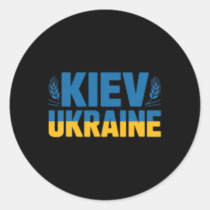 Kiev Ukraine 1 Classic Round Sticker