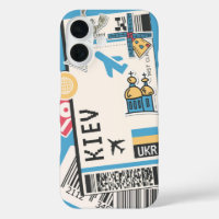 Kiev Ukraine Landmark Boarding Pass Travel