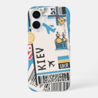 Kiev Ukraine Landmark Boarding Pass Travel