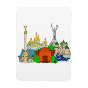 Kiev - Ukraine.png Magnet