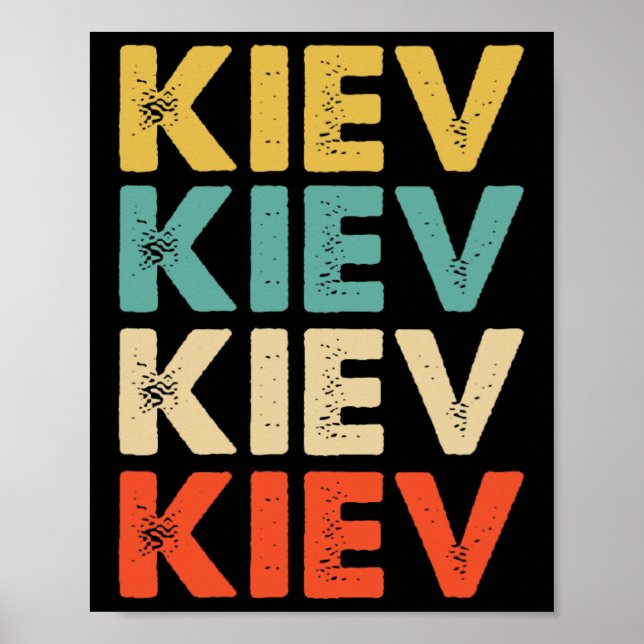 Kiev Ukraine  Poster (Front)