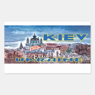 Kiev, Visit Ukraine Rectangular Sticker