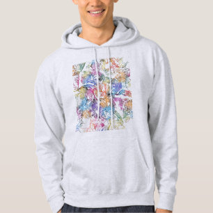 Kigali Rwanda City Map Hoodie