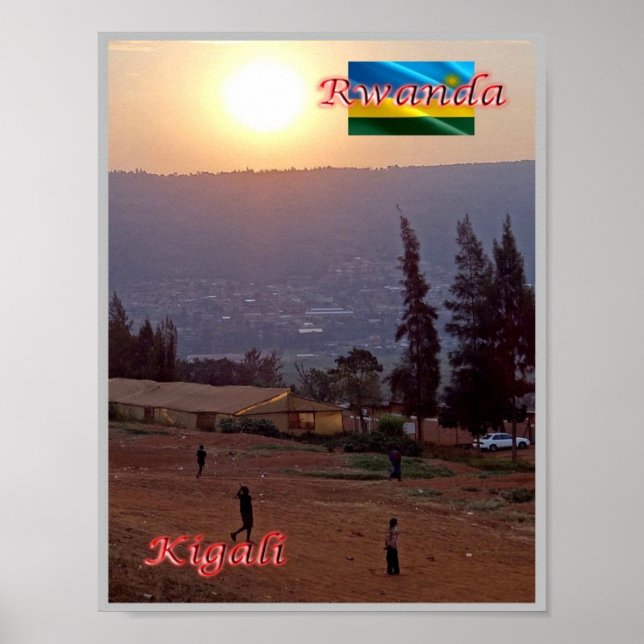 Kigali - Rwanda - Panorama - Poster (Front)