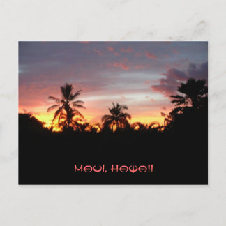 Kihei Sunset Postcard