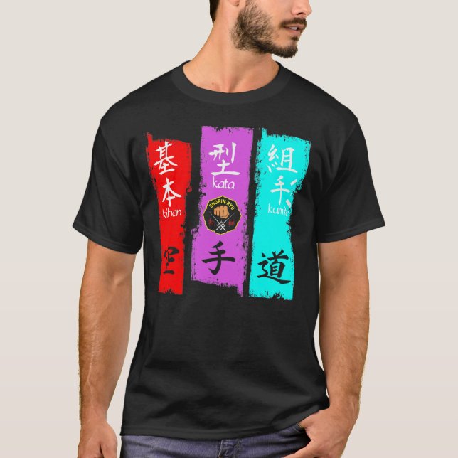 Kihon Kata Kumite - Shorin Ryu Karate T-Shirt (Front)
