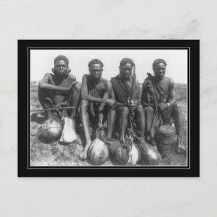 Kikayu Tribe members.  British East Africa Postcard