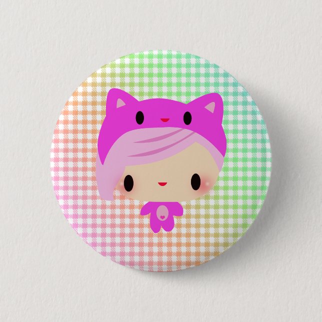 Kiki-Chan 6 Cm Round Badge (Front)