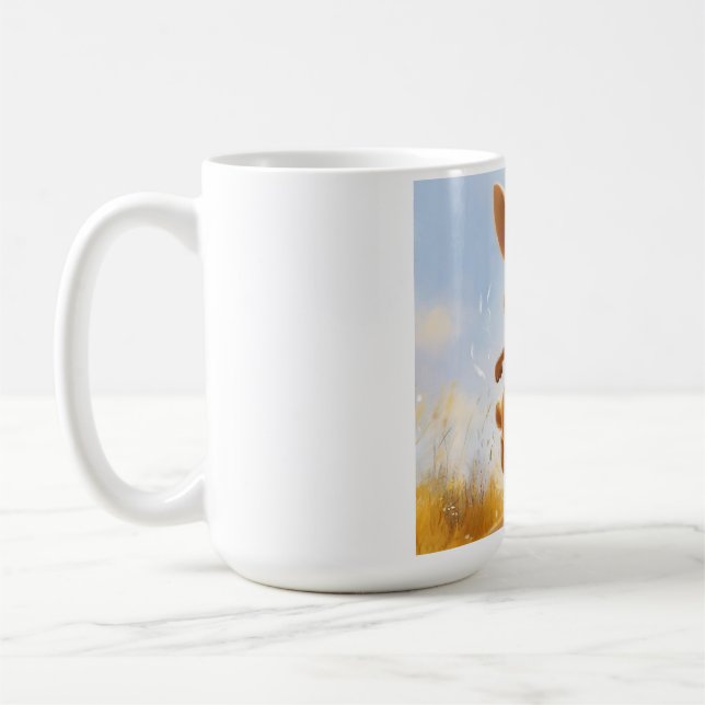 Kiki the Bunny Coffee Mug (Left)