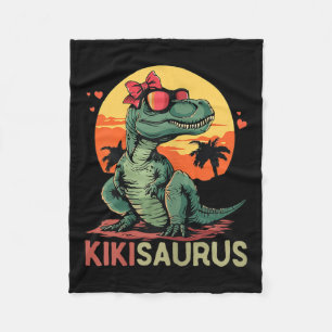 Kikisaurus Dino Dinosaur Kiki-saurus T-rex Mother' Fleece Blanket